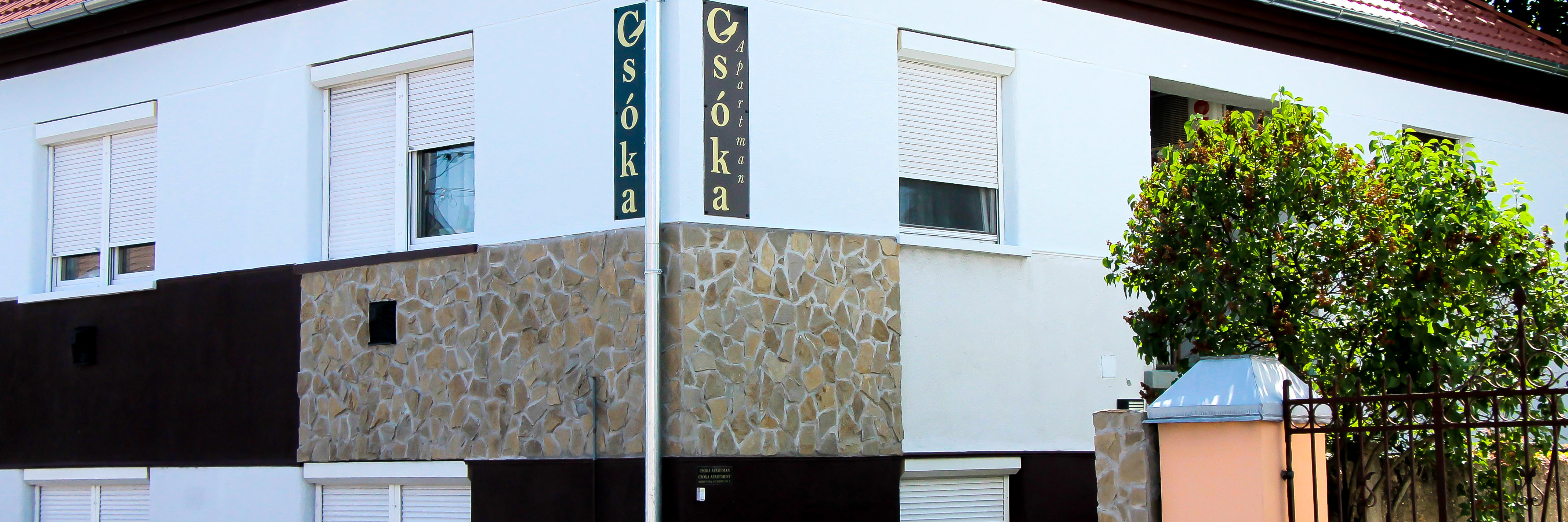 csóka apartman utcakép